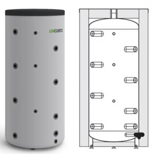 Puffer tárolók (fűtés-hűtés)