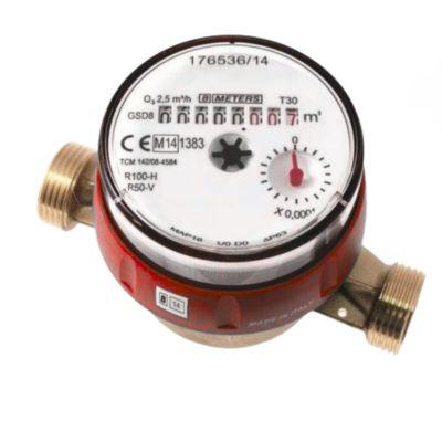Bmeters GSD-8 vízóra 1/2" meleg vízre 110mm impulzusadóval