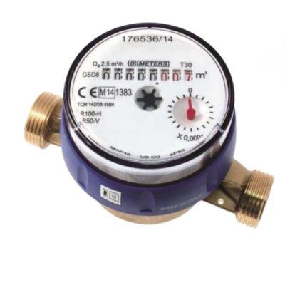 Bmeters GSD-8 vízóra 3/4" hideg vízre 130mm impulzusadóval