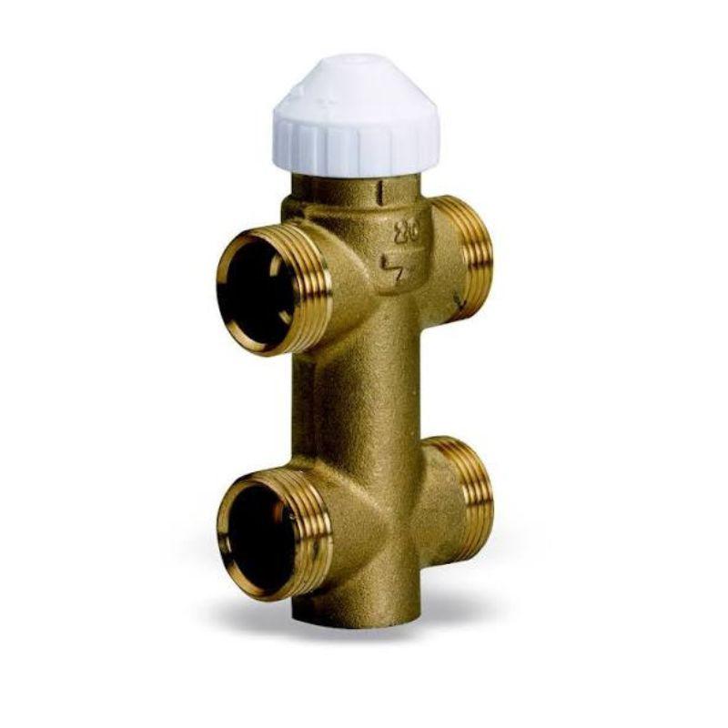 Cazzaniga 3 járatú 4 csonkos szelep Daikin FWT-HTV fan-coilokhoz