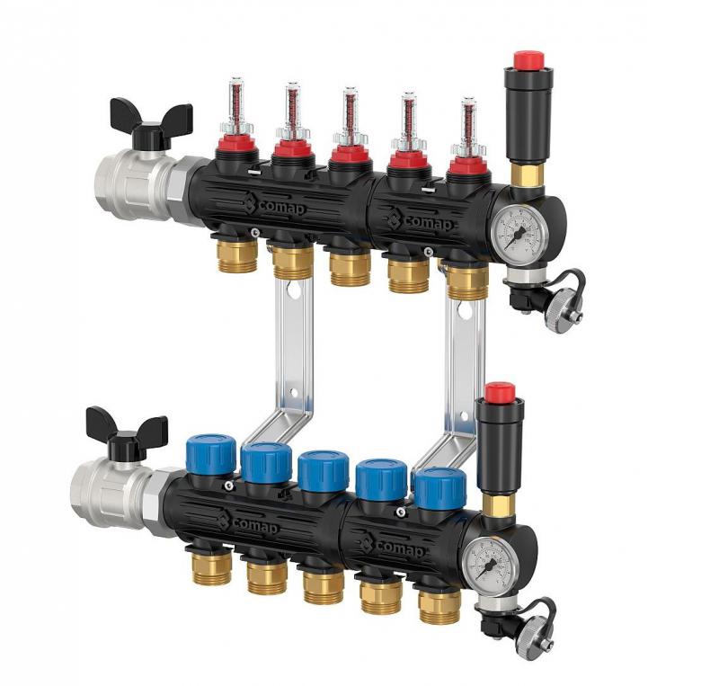 Comap Biofloor 9100 4 körös fűtési hűtési osztó-szett