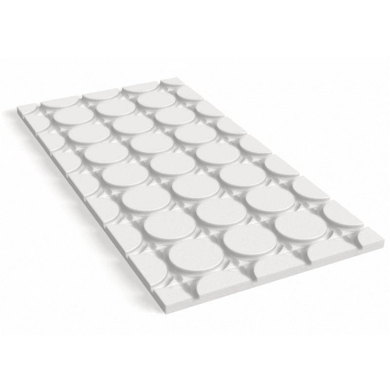 EPS ALU rendszerlemez 1200x600x25mm 0,72m² (köríves elem)