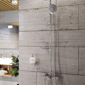 Ferro Algeo komplett zuhanyrendszer fejzuhannyal, kézizuhannyal és csapteleppel (NP71-BAG7U)