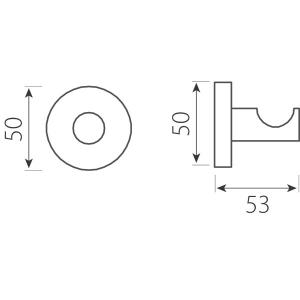 Ferro Grace fali akasztó (AC05)