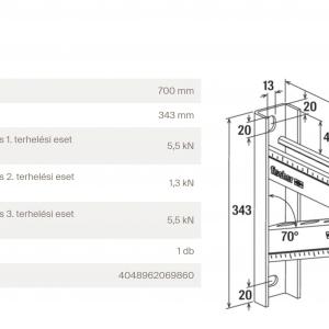 Fischer konzol megerősített fali FCAM-700 (505460)
