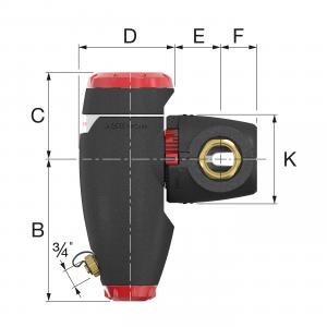 Flamco XStream Clean 6/4" F mágneses iszapleválasztó (11034)