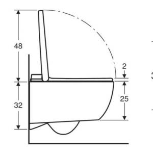 Geberit Aquaclean Alba komplett higéniai berendezés (146.350.01.1)