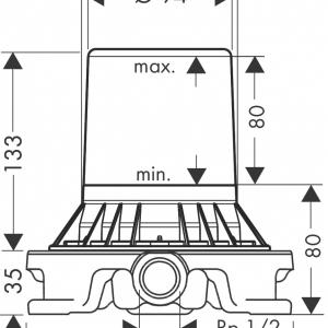 Hansgrohe alaptest szabadonálló kádcsaptelephez (10452180)