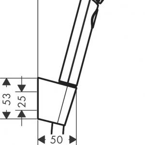 Hansgrohe Pulsify Select S zuhanyszett 105, 3 jet, Relaxation, 125 cm-es zuhanytömlővel (24302000)