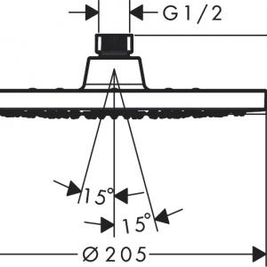 Hansgrohe Vernis BLend 200 esőztető fejzuhany  26271000