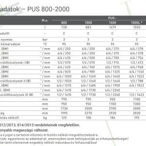 Heizer PUS-1000 fűtési puffertartály szigeteléssel (70-100600)
