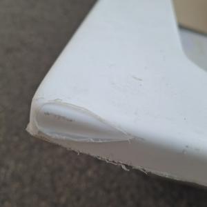 M-Acryl Sabina Slim fürdőkád 170x75 + kádláb - értékcsökkentett (12387)