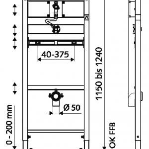 Schell MONTUS piszoár szerelőmodul (030750099)