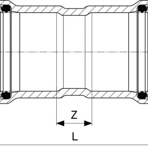 Viega Megapress karmantyú 1/2" (694753)