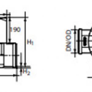 Wavin aknafenékelem 1.típus 160/400 (CAFIC1164)