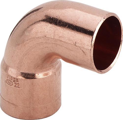 Forrasztható Könyök 15/90°KB réz viega  (100 414)