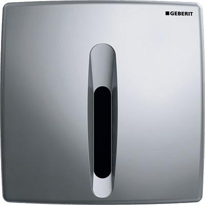 Geberit Basic automata piszoár vezérlés, infravörös, hálózati, műanyag fedlappal, matt króm (115.817.46.5)