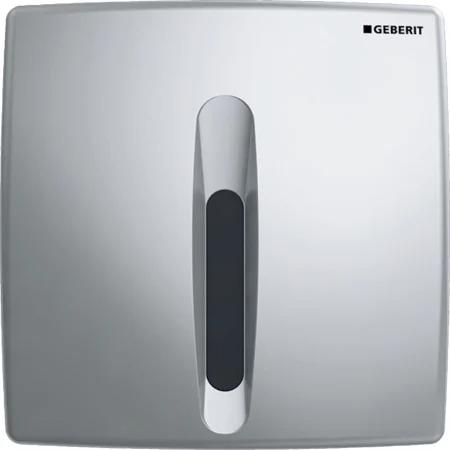 Geberit Basic vizeldevezérlés elektronikus öblítés hálózati működtetéssel, króm takarólappal (115.817.46.5)