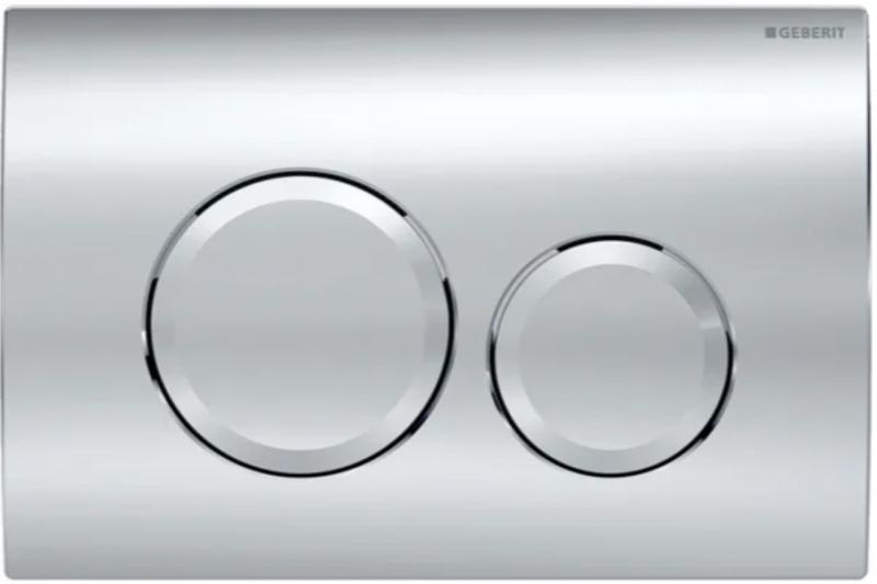 GEBERIT Delta20 nyomólap kétmennyiséges  Fényes króm (115.127.21.1)