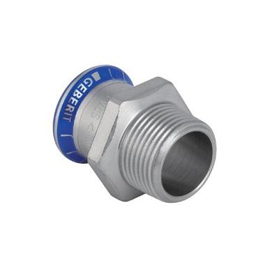 Geberit Mapress átmeneti idom 22-1/2" KM rozsdamentes acél (31715)