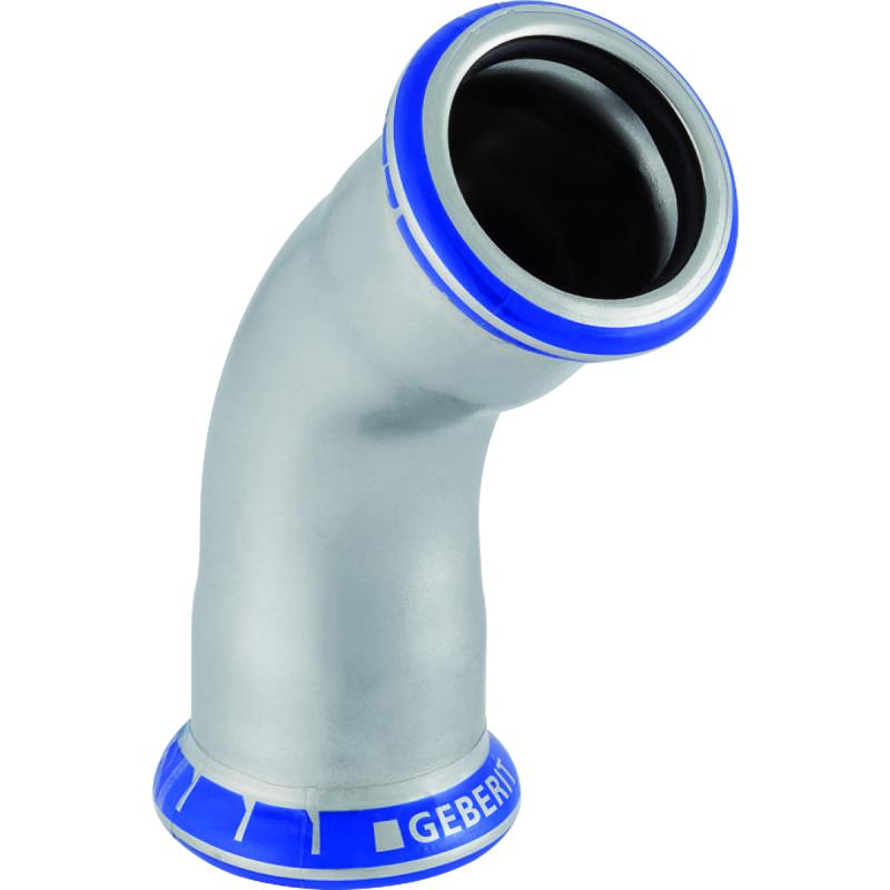 Geberit Mapress rozsdamentes acél ívidom 22/45  BB (30604)