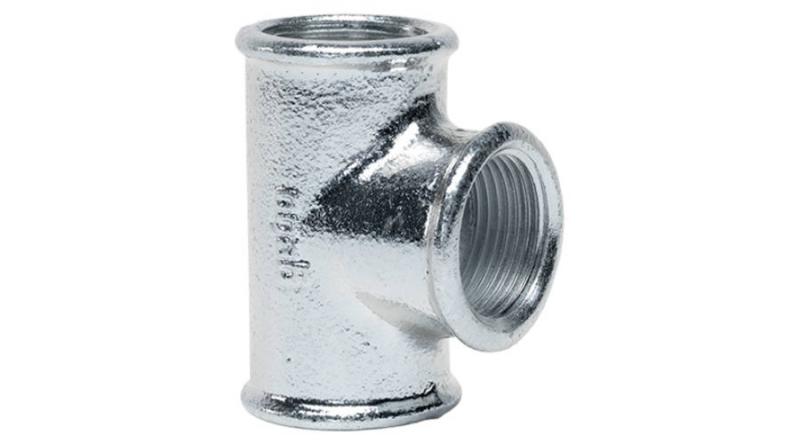 Gebo horganyzott egál T-idom 6/4'' (130-8V)