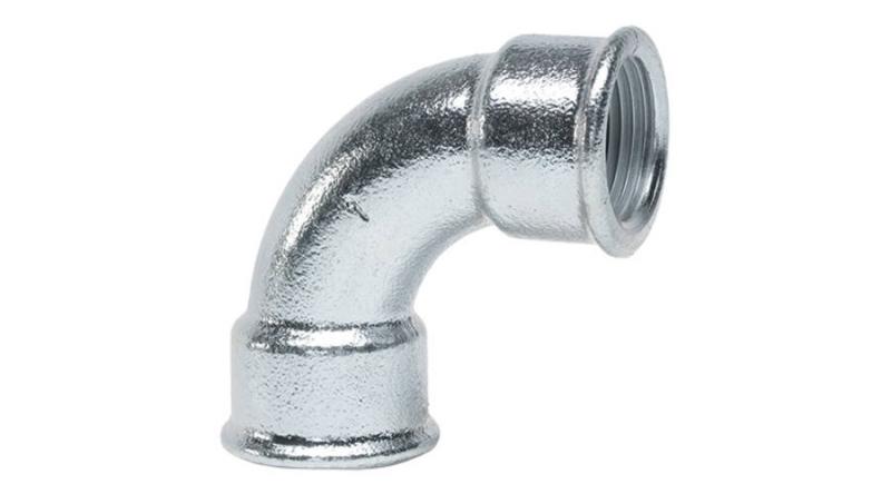 Gebo horganyzott rövid ív 90° 3/4" BB (2A-5V)