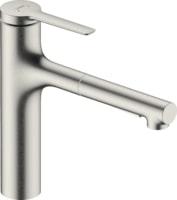 Hansgrohe Zesis M33 mosogató csaptelep 160 kihúzható kifolyóval (74801800)