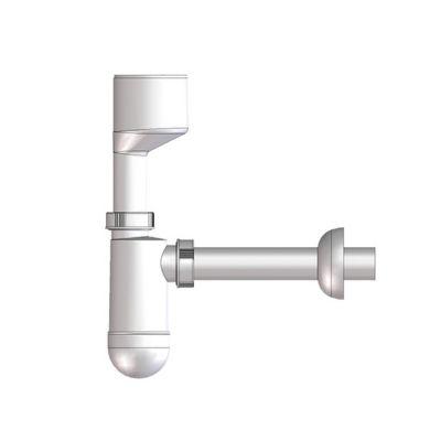 HL130/30 piszoár szifon DN32 csatlakozó-mandzsettával és rozettával