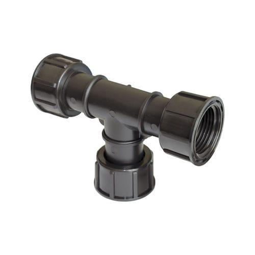 Műanyag hollanderes T idom 1" BBB (06260010)