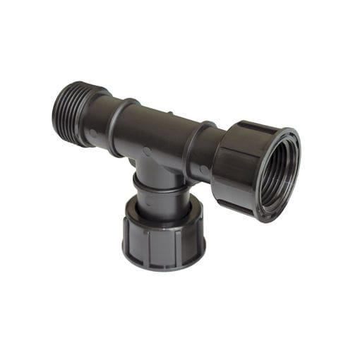 Műanyag hollanderes T idom 1" KBB (06250010)