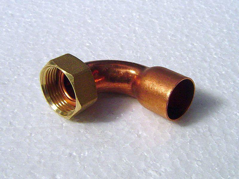 Réz félhollandi könyök 15*3/4"