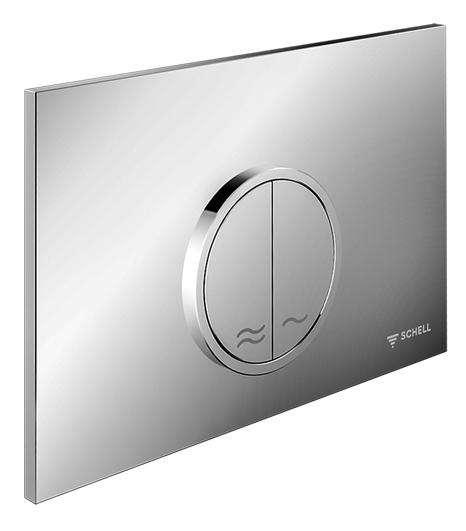 Schell MONTUS CIRCUM WC-nyomólap, fényes króm (031190699)