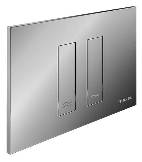 Schell MONTUS TOWER WC-nyomólap, króm (031210699)