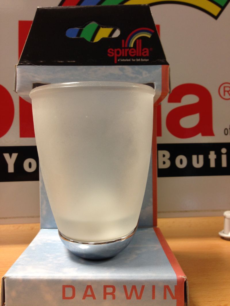 Spirella Darwin pohár tejüveg