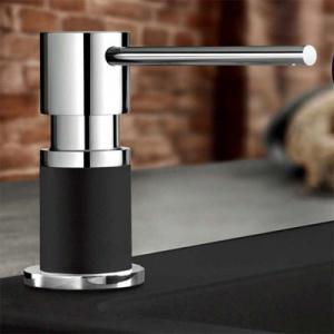 Blanco Lato Silgranit mosogatószer adagoló 300ml fekete/króm (526177)