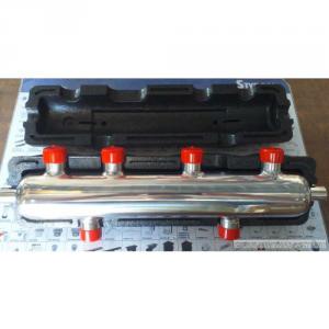 BRH rozsdamentes szigetelt hidraulikus váltó 70kW 6x1" D76x430mm 4m3/h (BRH-814)