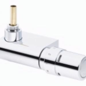 DANFOSS DESIGN VHX-Mono, sarok, RTX érzékelővel, króm (013G4385)