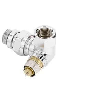 Danfoss Radiátorszelep integrált előbeállítással, térsarok, króm RA-NCX 1/2'' (013G4240)