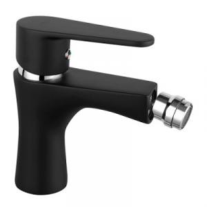 Ferro Algeo egykaros fali kádtöltő csaptelep zuhanyváltóval, fekete (BAG1BL)