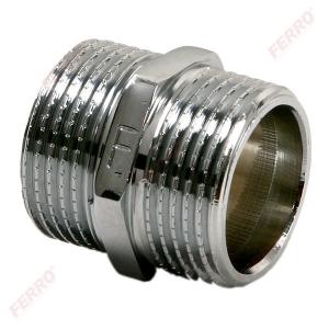 Ferro közcsavar krómozott 3/8" sárgaréz (N02C)