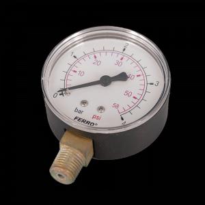 Ferro nyomásmérő alsó csatlakozású 4 bar (M6304R) manométer