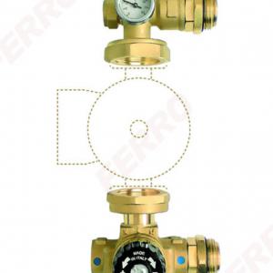 Ferro padlófűtési osztóra  szerelhető keverőegység szivattyú nélkül (GM-WP)