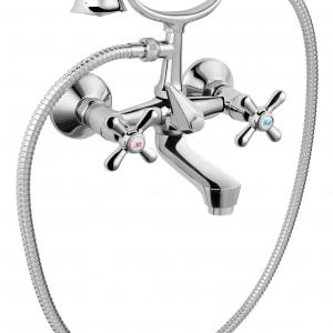 Ferro Retro kádtöltő csaptelep zuhanyszettel (XR11)