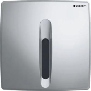 Geberit Basic vizeldevezérlés elektronikus öblítés hálózati működtetéssel, króm takarólappal (115.817.46.5)
