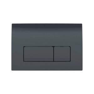 Geberit Delta50 nyomólap 2 mennyiséges öblítéshez, matt fekete (115.119.14.1)