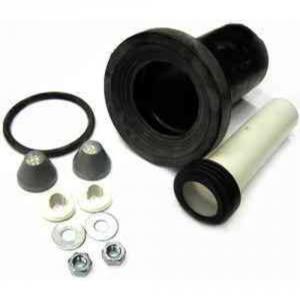 Geberit fali WC csatlakozó garnitúra hosszú, matt króm (152.441.46.1)