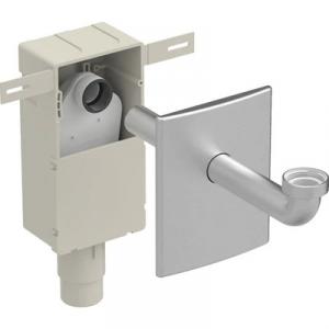 Geberit falsík alatti mosdószifon rozsdamentes fedlappal (151.121.00.1)