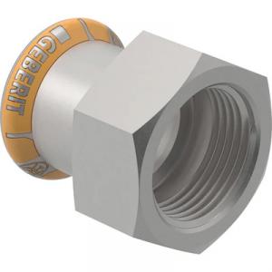 Geberit Mapress Therm átmeneti idom 22x1/2" BM rozsdamentes acél (41805)