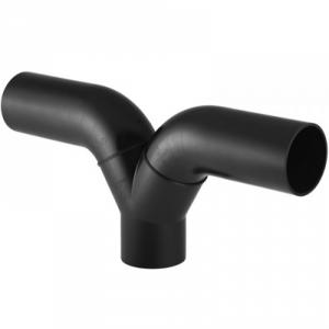 Geberit PE 2 x 90°-os hosszú szárú nadrágidom 110/110 (367.458.16.1)